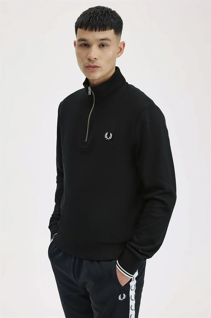 Толстовка Fred Perry Half Zip Sweatshirt
