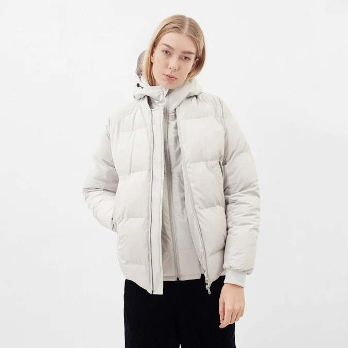 Зимний бомбер SH’U бежевый