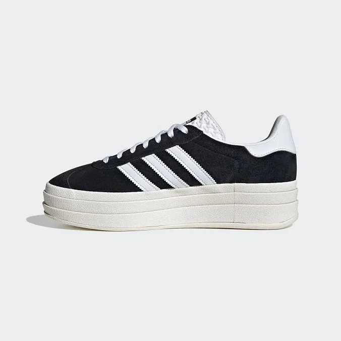Кроссовки женские adidas Originals Gazelle Bold Core Black/Cloud White/Core White