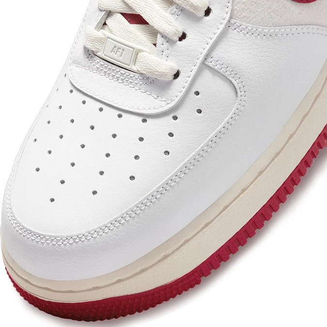 Кроссовки Nike Air Force 1 '07 LV8 White/Gym Red/Sail/White