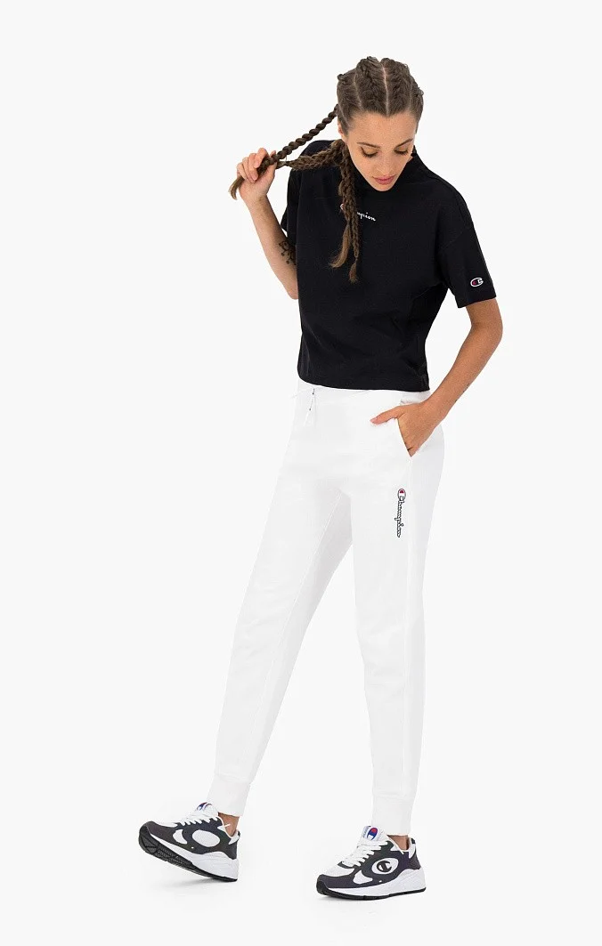 Штаны женские Champion Satin Stitch Script Logo Fleece Joggers