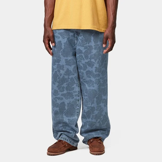 Мужские джинсы Carhartt WIP Duck Landon Pant Camo Duck Blue (bleached)
