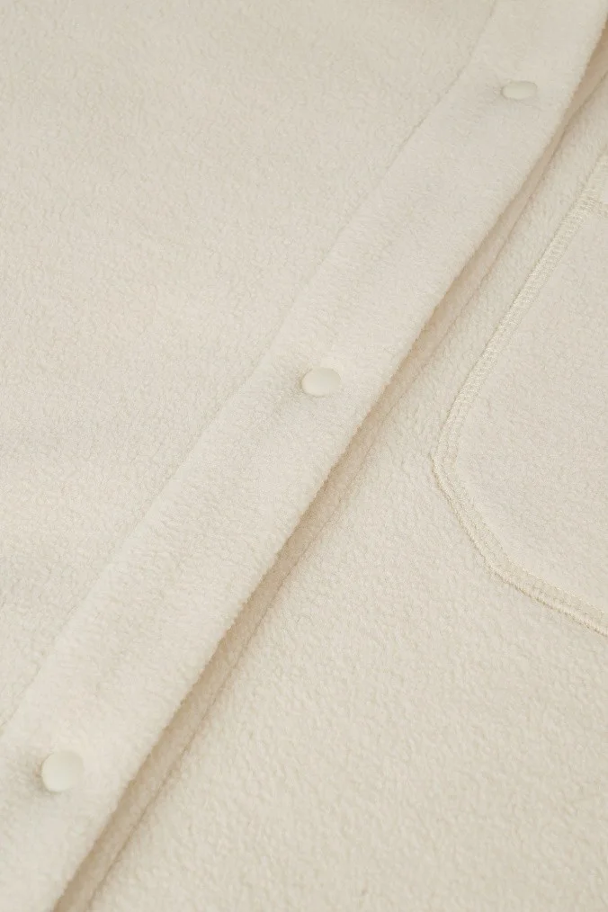 Рубашка флисовая SHU молочная