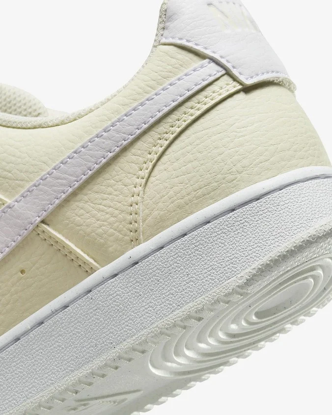 Кроссовки женские Nike Court Vision Low Next Nature White/Black/Pale Ivory