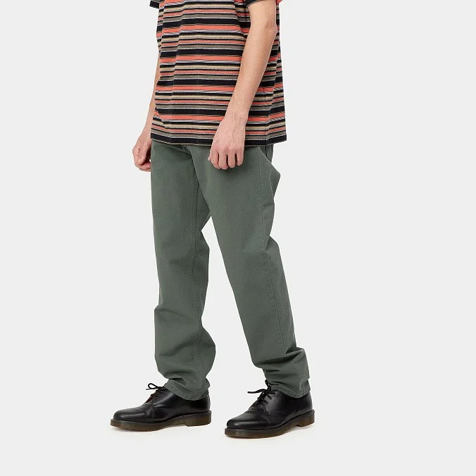 Мужские джинсы Carhartt WIP Newel Pant Thyme (garment dyed)