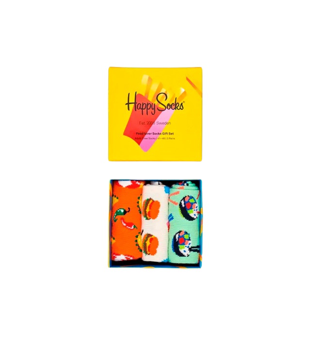 Набор носков Happy Socks Food Lover Socks Gift Box 3-Pack