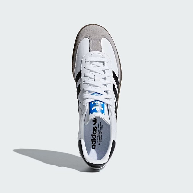 Кроссовки adidas Originals Samba OG Cloud White/Core Black/Gum