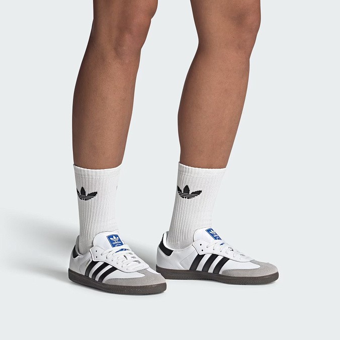 Кроссовки adidas Originals Samba OG Cloud White/Core Black/Gum