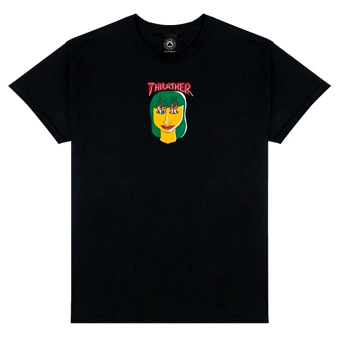 Футболка Thrasher Talk Sht T-Shirt Black