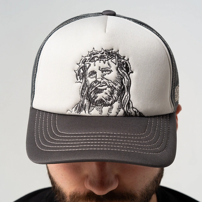 Кепка RIPNDIP Lord Savior Trucker Hat Dark Charcoal