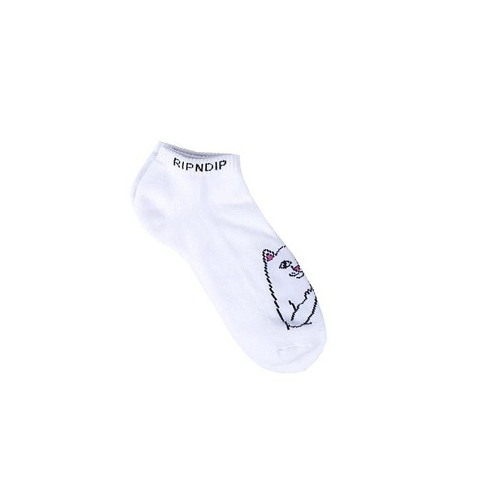 Носки RIPNDIP Lord Nermal Ankle Socks White