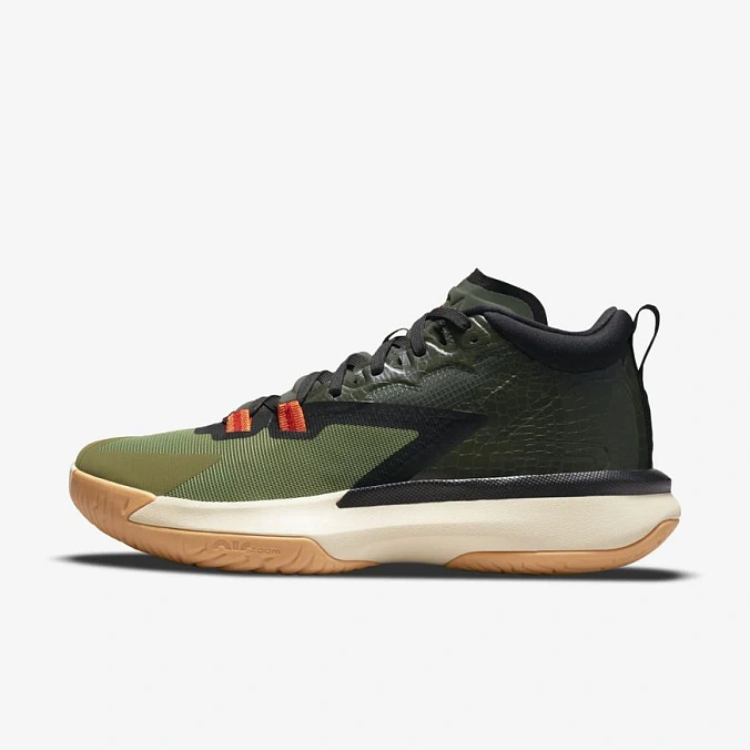 Кроссовки Jordan Zion 1 PF Let's Dance Carbon Green/Asparagus/Beach/Black