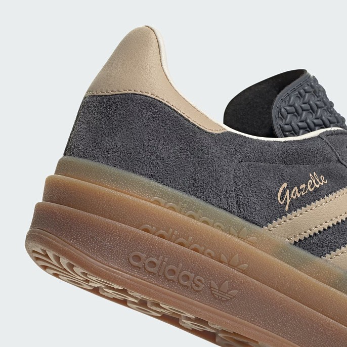 Кроссовки женские adidas Originals Gazelle Bold Grey Six/Magic Beige Cream White