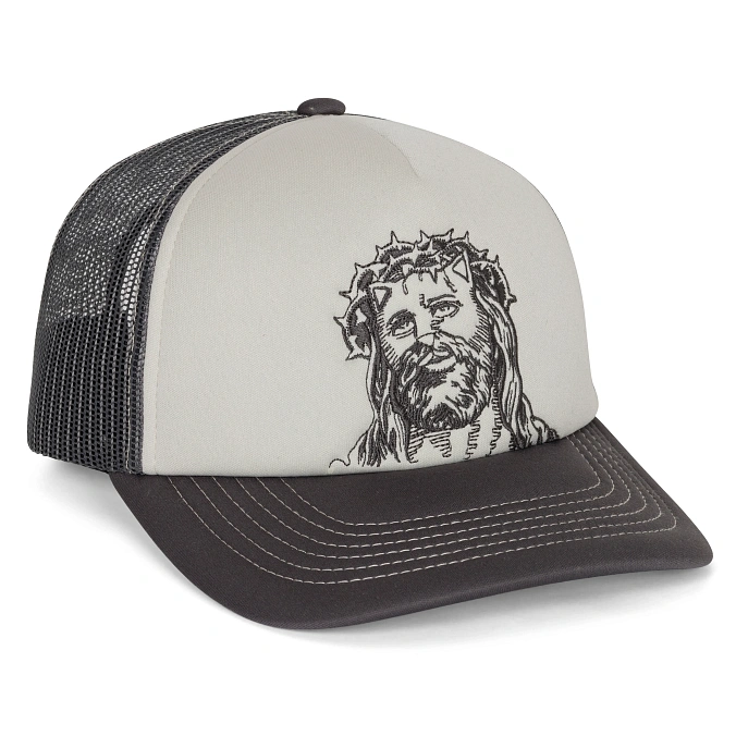 Кепка RIPNDIP Lord Savior Trucker Hat Dark Charcoal