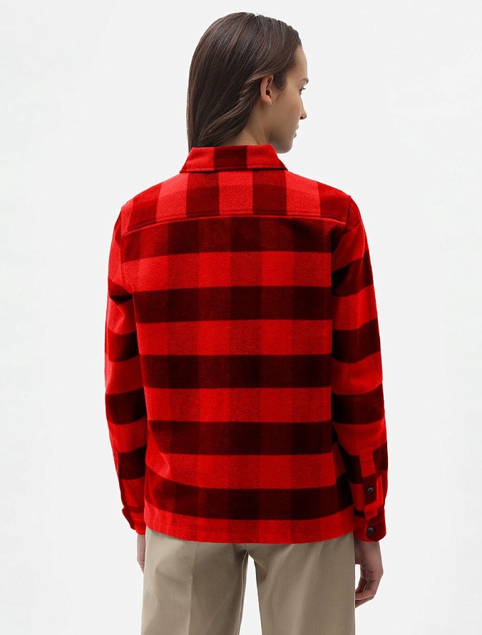 Рубашка женская Dickies New Sacramento Shirt Red