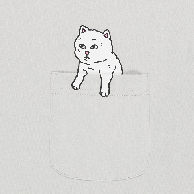 Футболка RIPNDIP For Sale Pocket Tee Grey