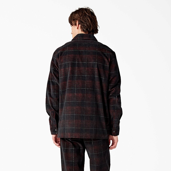 Рубашка Dickies Alma Corduroy Shirt Check Dark Base