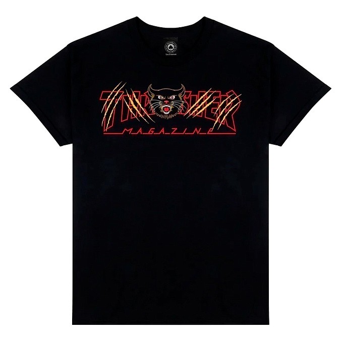 Футболка Thrasher Gato T-Shirt Black