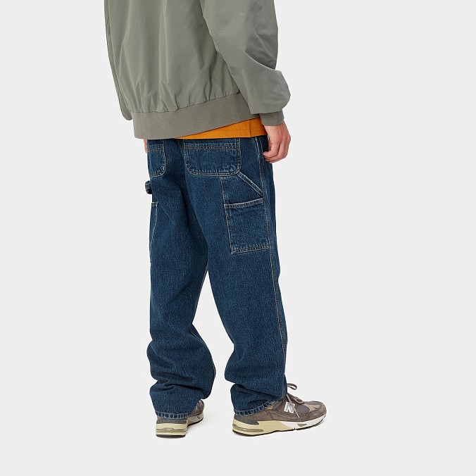 Мужские джинсы Carhartt WIP Single Knee Pant Blue (stone washed)