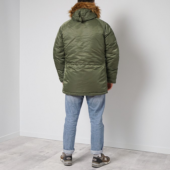 Мужская куртка парка Alpha Industries N3B VF 59 Sage Green
