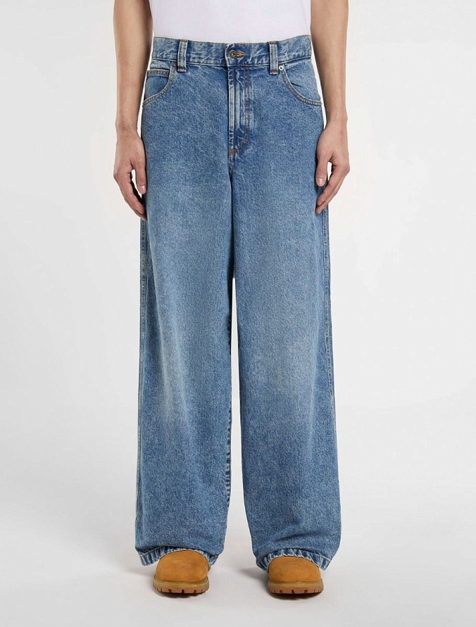 Джинсы мужские Dickies Loose Wave Denim Rinsed Blue W/ Fade