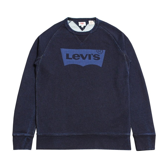 Толстовка Levi's Graphic Crew Tee Dark Indigo
