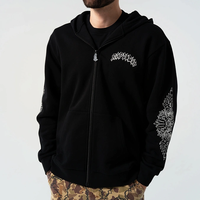 Толстовка RIPNDIP Mother Nerm Zip Up Hoodie Black