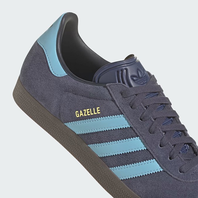 Кроссовки унисекс adidas Originals Gazelle Shadow Navy/Clear Blue/Gum