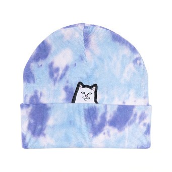 Шапка RIPNDIP Lord Nermal Tie Dye Beanie Periwinkle