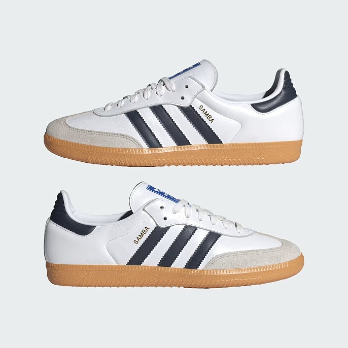 Кроссовки adidas Originals Samba OG Cloud White/Night Indigo/Gum