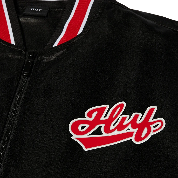 Бомбер HUF Pop Fly Satin Baseball Jacket