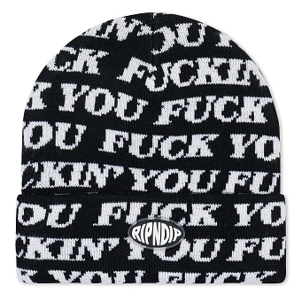 Шапка RIPNDIP Fuckin Fuck Knit Beanie Black