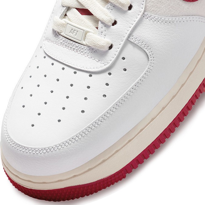 Кроссовки Nike Air Force 1 '07 LV8 White/Gym Red/Sail/White