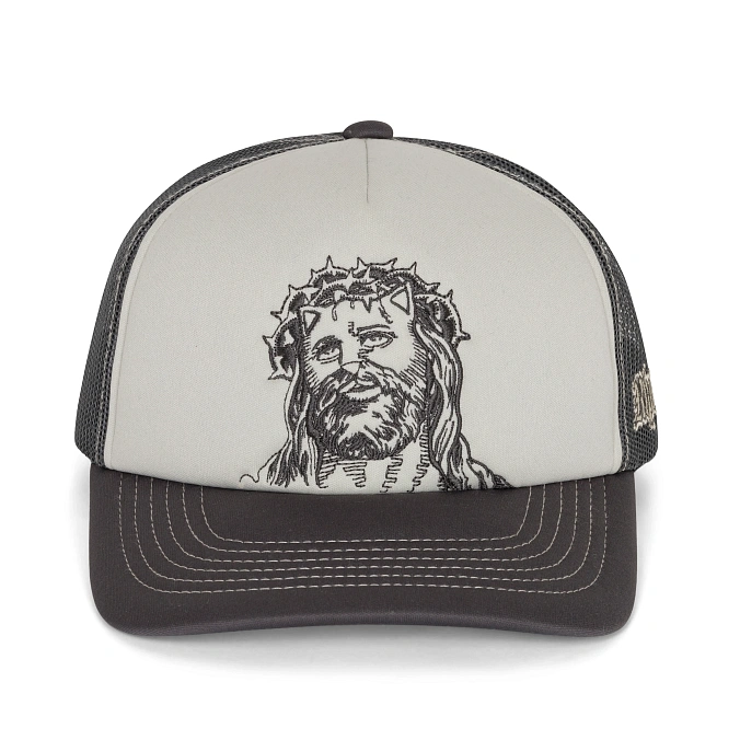 Кепка RIPNDIP Lord Savior Trucker Hat Dark Charcoal