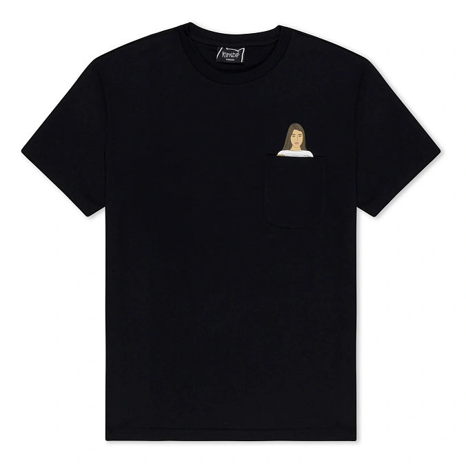 Футболка RIPNDIP Flashing Kittys Pocket Tee Black