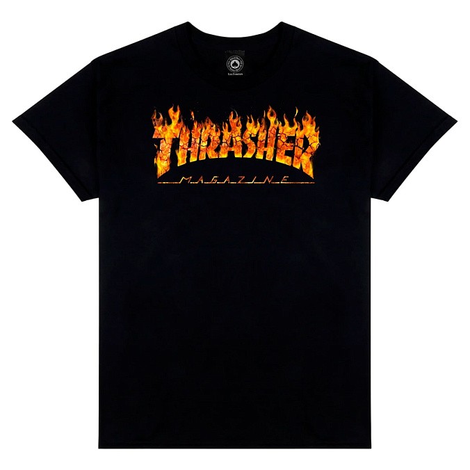 Футболка Thrasher Inferno T-Shirt Black
