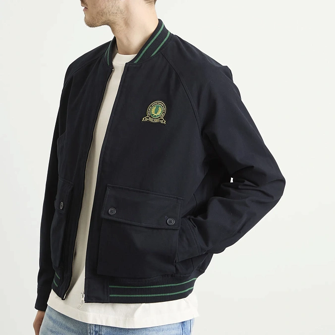 Бомбер Fred Perry Tennis Badge Bomber Jacket
