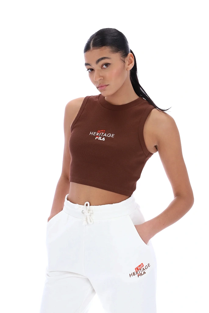 Кроп-топ женский FILA Rya Ribbed Crop Top