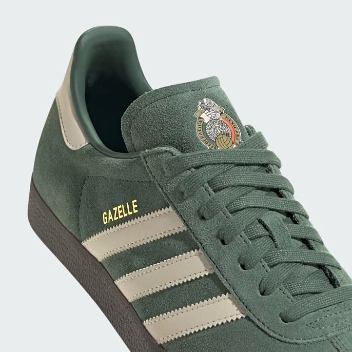 Кроссовки adidas Originals Gazelle Mexico Green Oxide/Wonder White/Gum