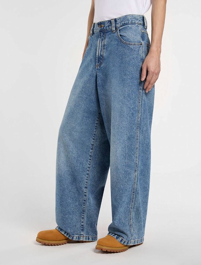 Джинсы мужские Dickies Loose Wave Denim Rinsed Blue W/ Fade