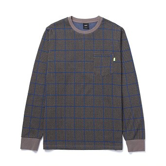 Лонгслив HUF Gridlock Long Sleeve Knit Top