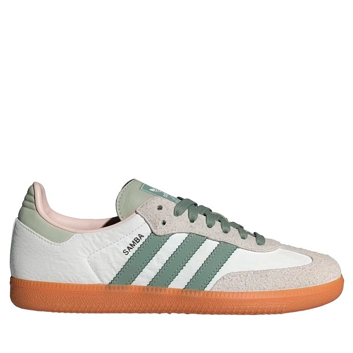 Кроссовки adidas Originals Samba OG Cloud White/Silver Green/Putty Mauve