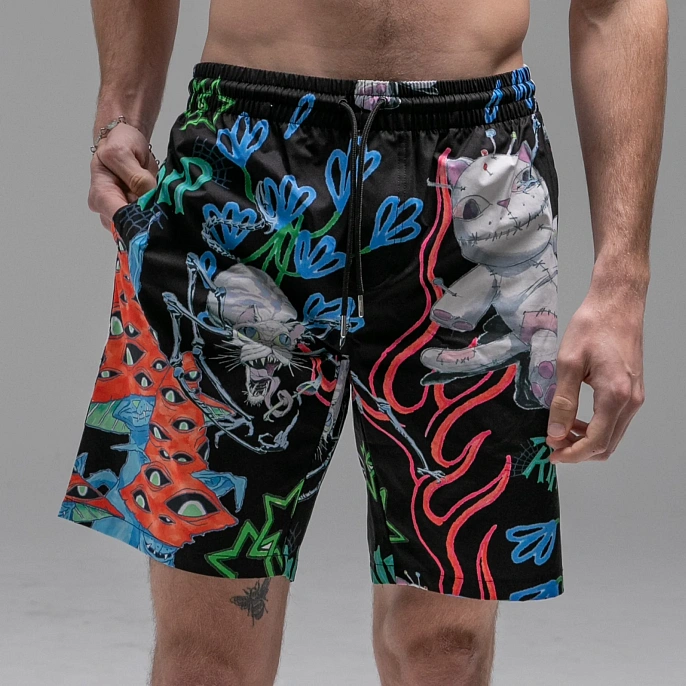 Шорты RIPNDIP Travis Swim Shorts Black