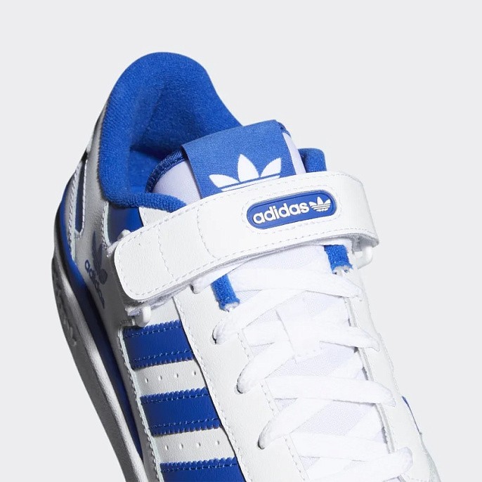 Кроссовки adidas Originals Forum Low Cloud White/Cloud White/Royal Blue