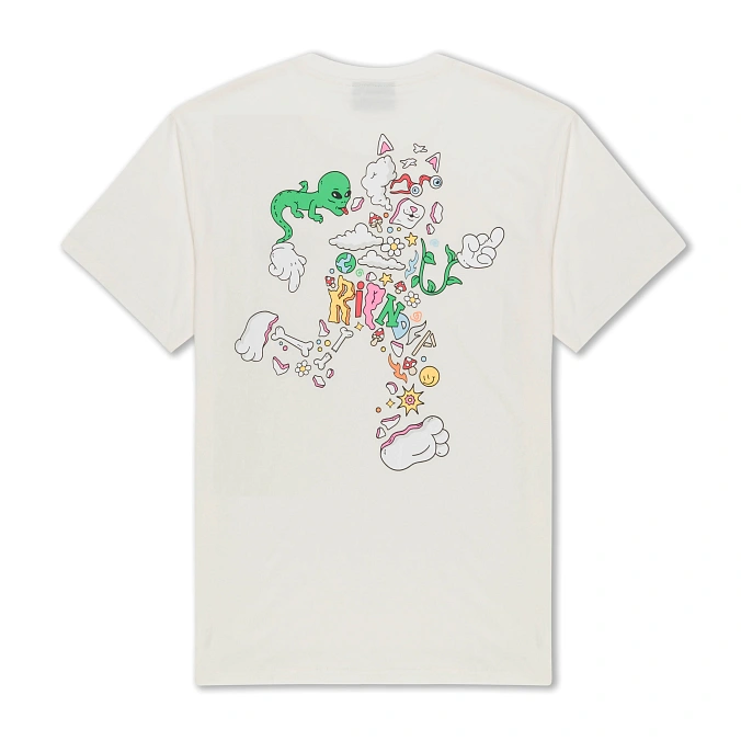 Футболка RIPNDIP Broken Down Tee Bone