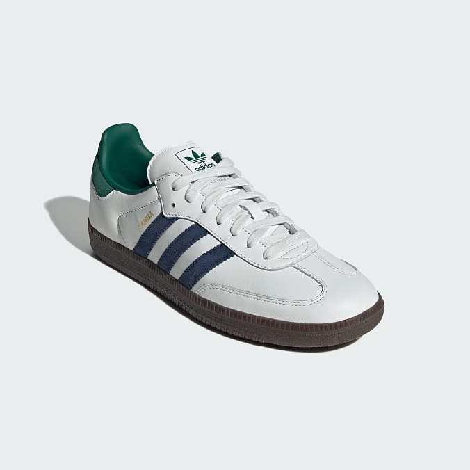 Кроссовки adidas Originals Samba OG White/Collegiate Green/Active Green