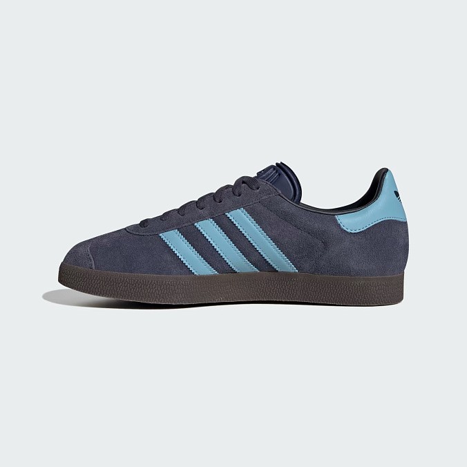 Кроссовки унисекс adidas Originals Gazelle Shadow Navy/Clear Blue/Gum