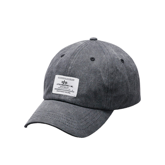 Кепка Alpha Industries Battlewash Cap Black