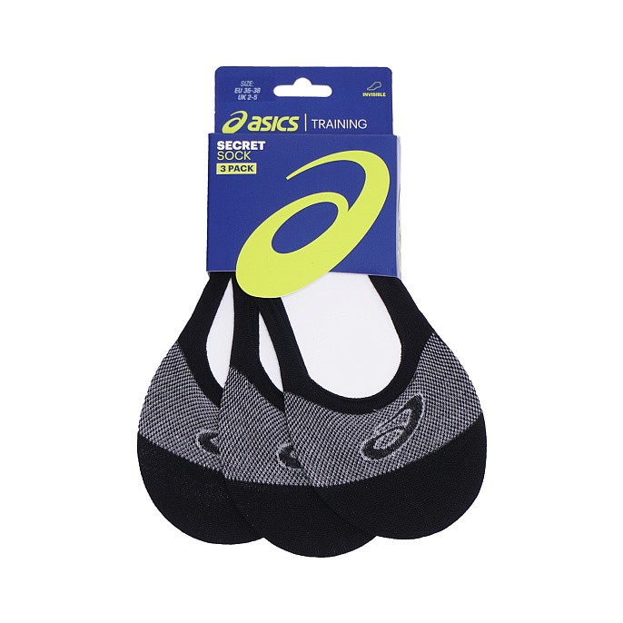 Носки ASICS Secret Socks 3-Pack Performance Black (набор 3 пары)