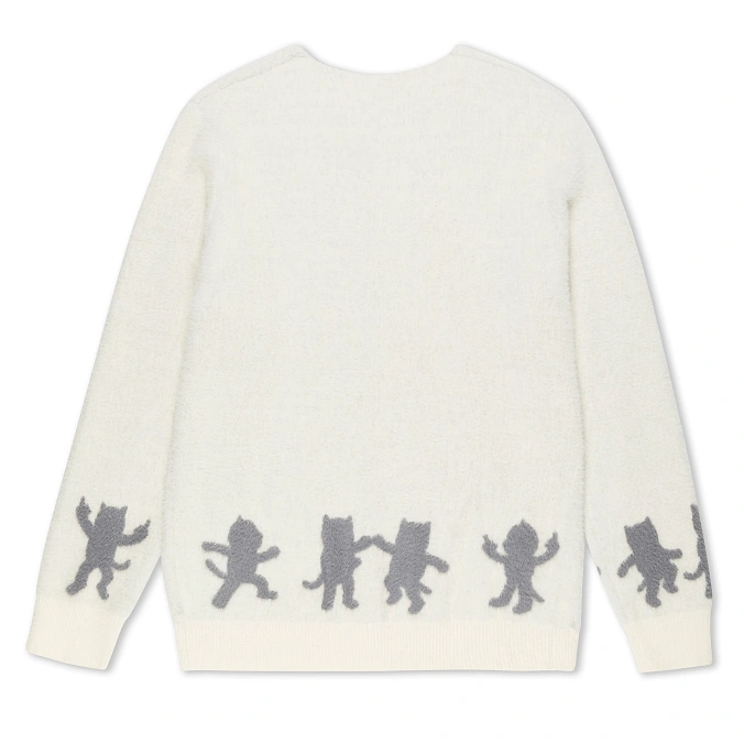 Свитер RIPNDIP Cosmic Nerm Mohair Cardigan Off White